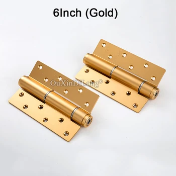 

Brand New 2PCS Space Aluminium Hydraulic Buffer Invisible Door Hinges Auto Self-closing Door Hinges/Door Stops/Door Closer