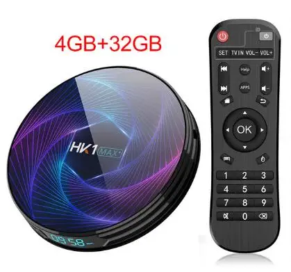 4G32G Новейший HK1 Max+ RK3368 PRO Восьмиядерный 64 бит 4 Гб DDR3 32 Гб Android9.0 OS 1000M RJ45 4K H.265 двойной Wifi Android tv Box Hk1 Max Plus - Цвет: 4G32G