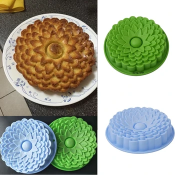 

Flower Shape Cake Mold Silicone Mold Chocolate Baking Cake Form Bakery Cake Tool Fondant Cake Decorating Tools