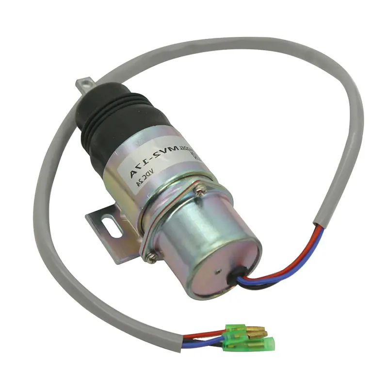 24V Fuel Shutoff Solenoid 716/30097 MV2-17A 1-81910-0520 Compatible with JCB Construction Engine JS70 JZ70 | Автомобили и