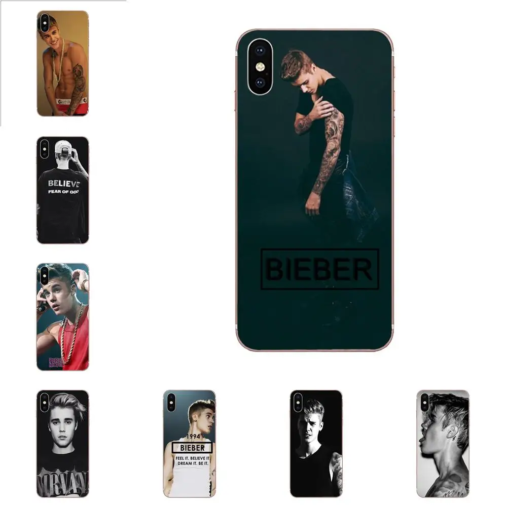 Famous Super Star Justin Bieber For Galaxy J1 J2 J3 J330 J4 J5 J6 J7 J730 J8 2015 2016 2017 2018 mini Pro TPU Cases | Мобильные