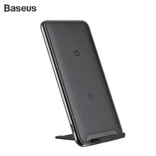 Baseus Qi 10 Вт 3 катушки Беспроводное зарядное устройство Быстрая зарядка зарядное устройство для iPhone X samsung Galaxy S9 мобильный телефон зарядное устройство держатель для телефона