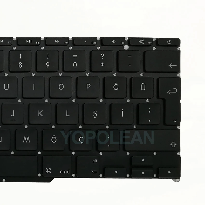 3 шт. Новая турецкая Клавиатура для Macbook Air 1" A1465 A1370 2011- лет