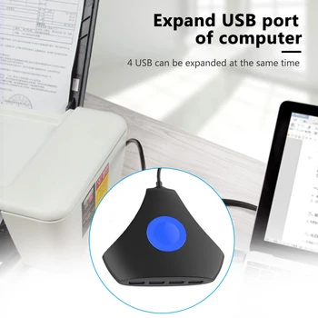 

USB Splitter Expander Adapter Multi Small PC 4 Port USB 3.0 HUB 5Gbps Computer for Household Computer Accessories