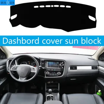 

Car dashboard Avoid light pad Instrument platform desk cover Mats Carpets For Mitsubishi Outlander 2013 2014 2015 2016 2017 2018