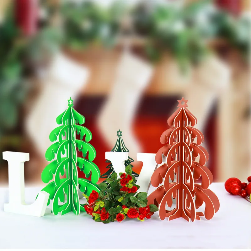 Новые 4D елочные украшения Рождественские украшения для дома Noel DIY ремесла Navidad новогодние подарки Kerst Natal Декор