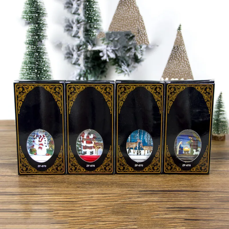 New Arrivals Christmas Decorations Painted Portable Christmas Lights Creative Christmas Small Lights Decorations