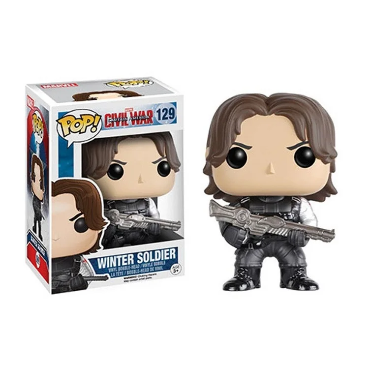 FUNKO POP Новые Мстители: эндшпиль Стэн ли 03#& QUAKE игрушечные Цифры Коллекция Модель игрушки для детей Рождественский подарок - Цвет: 129