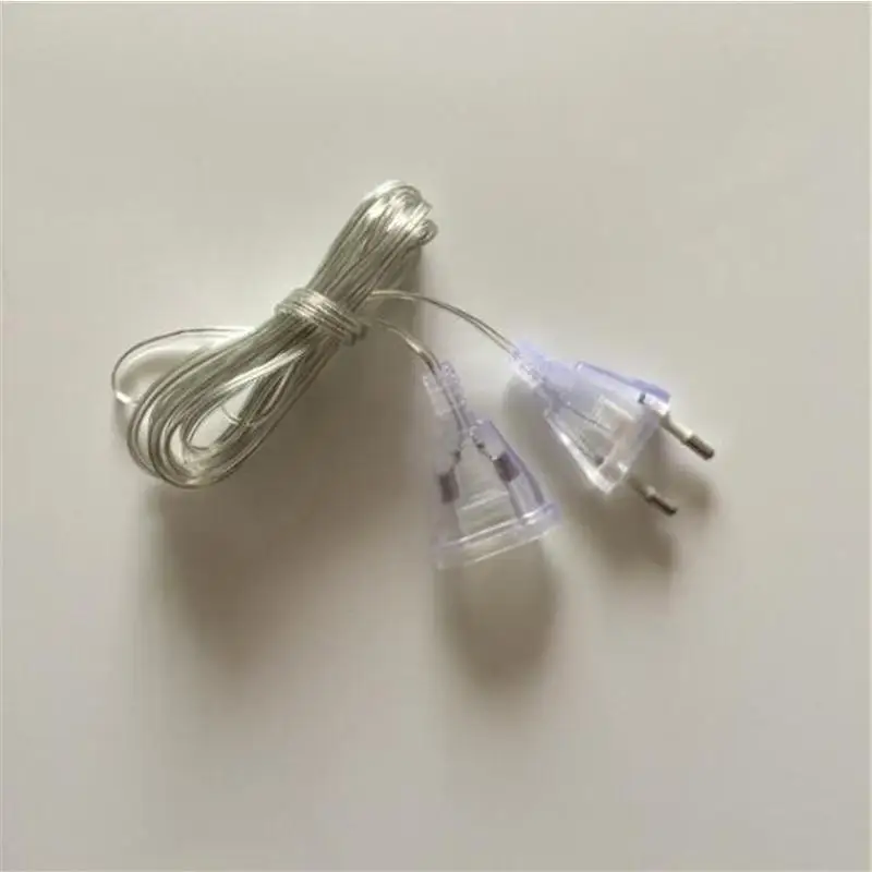 Fixdyset-cabo de Extensão de Alimentação Metros para Led Plugue Interruptor Fio Transparente 3 eu Luz 3 para led, plugue eu, luz, interruptor, fio transparente