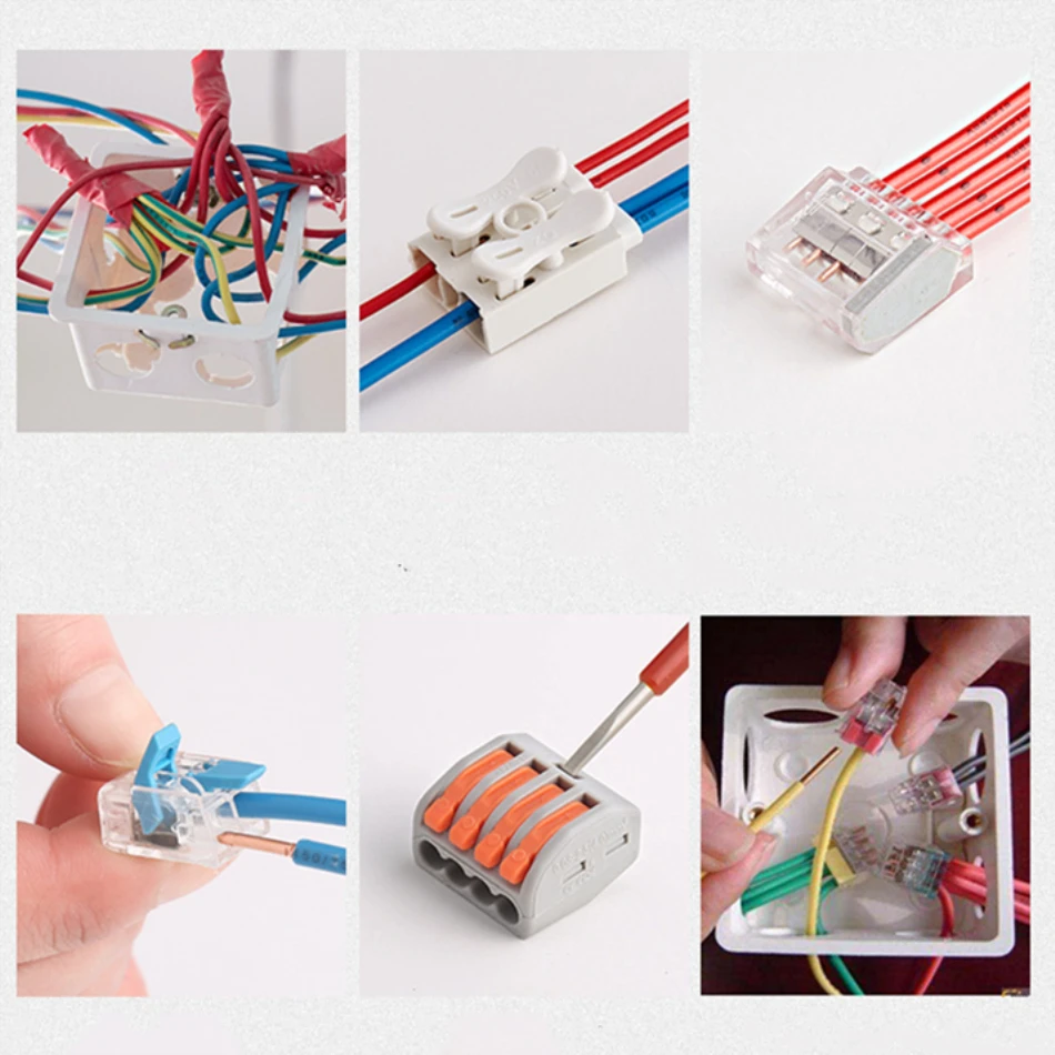 100 шт./лот PCT 212A 213A 214A 215A 218A Универсальный Компактный проводной разъем проводник
