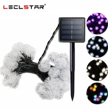 5 м 50 светодиодный светильник sOLight открытый светодиодный солнечная батарея светильник на солнечных батареях Одуванчик струнная лампа Декор уличный ярд Рождественская свадьба гирлянда на солнечной батарее солнечные