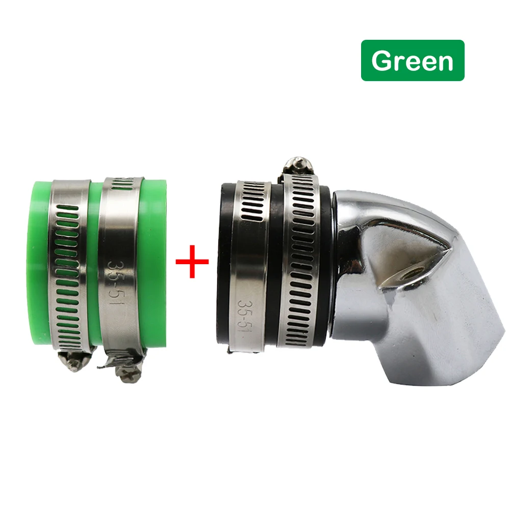 Alconstar-мотоцикл Алюминий впускной коллектор загрузки для GY6-125 GY6-150 125cc 150cc 4-тактный двигатель скутера ATV Go Kart 30 мм - Цвет: Зеленый