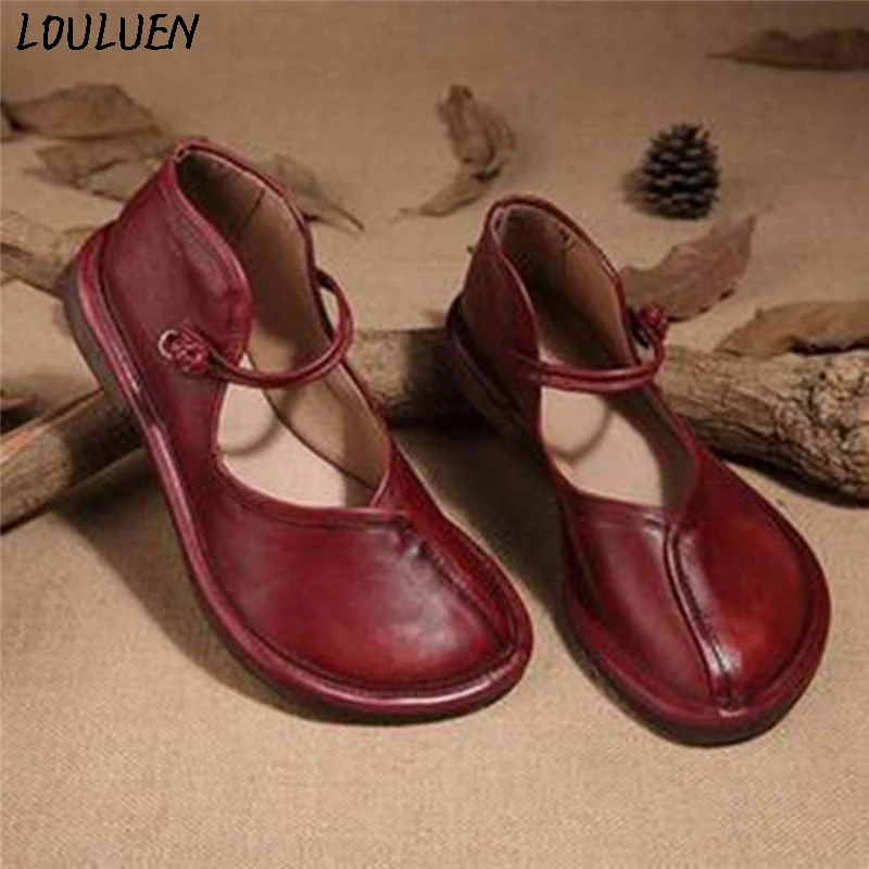 LOULUEN/; босоножки; женская обувь на плоской подошве с круглым носком; удобные повседневные тонкие босоножки на толстой подошве в римском стиле; Zapatos De Mujer;#0906