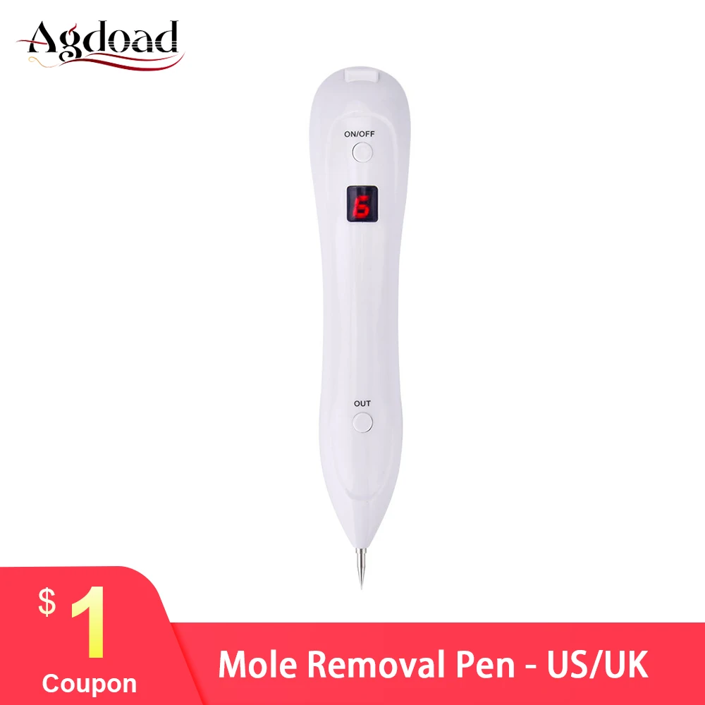 Перезаряжаемая ручка для удаления пятен с 6 шестеренками ЖК дисплей веснушки