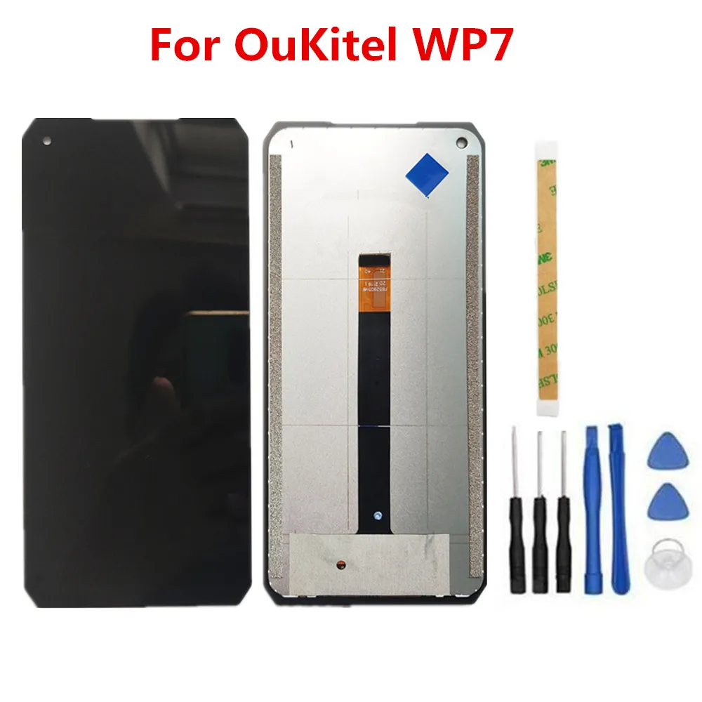 Оригинальный ЖК-дисплей 6 53 дюйма для сотового телефона Oukitel WP7 дигитайзер в сборе