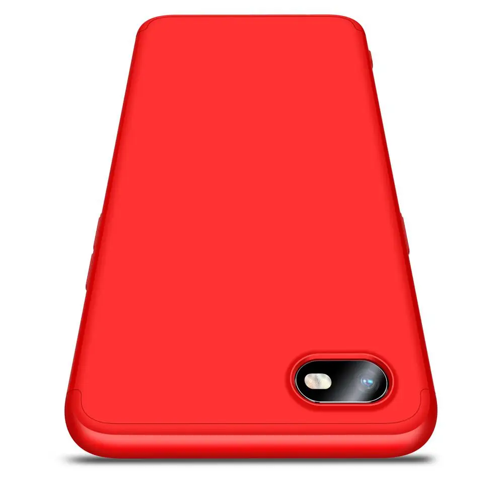 Для OPPO Realme C2 ультра тонкий ПК задняя крышка нескользящий противоударный 360 градусов полный защитный чехол