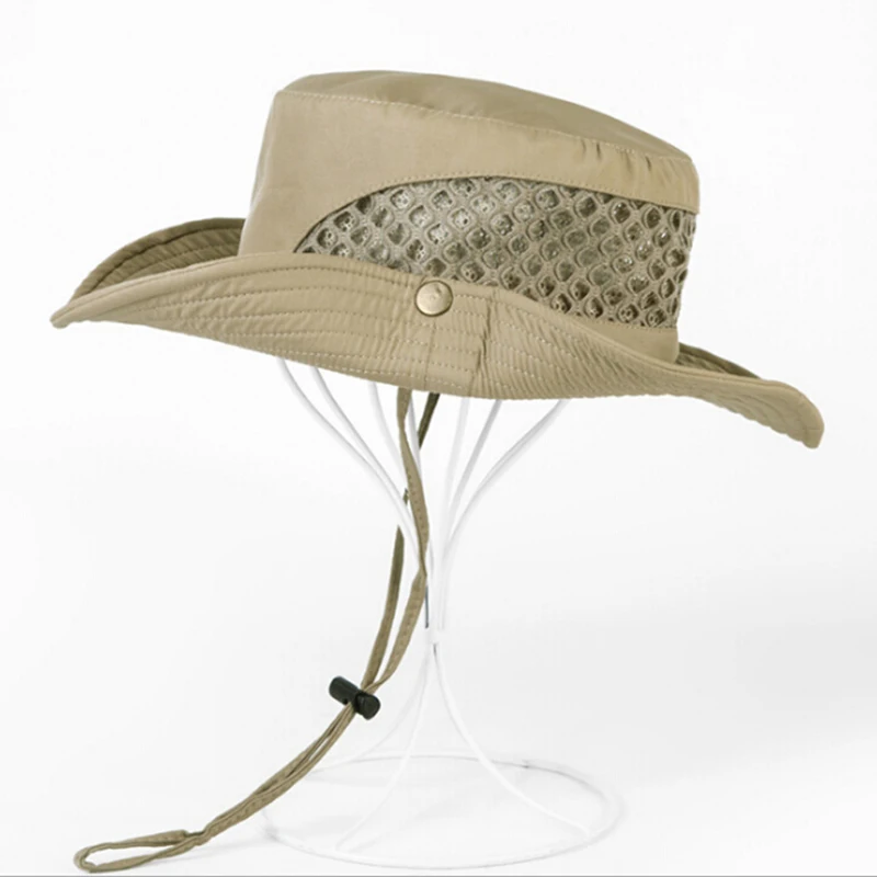 Военные мужские Регулируемые тактические шляпы Sun Boonie Hat Лето, защита от солнца, мужские армейские охотничьи шляпы - Цвет: as picture