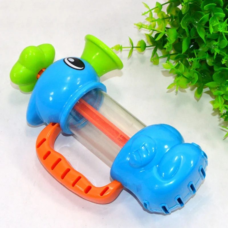 Baby Shower игрушки для ванной для Для детей Ванна, бассейн гиппокамп Спрей Водяной насос пляжные игрушки образовательные подарки