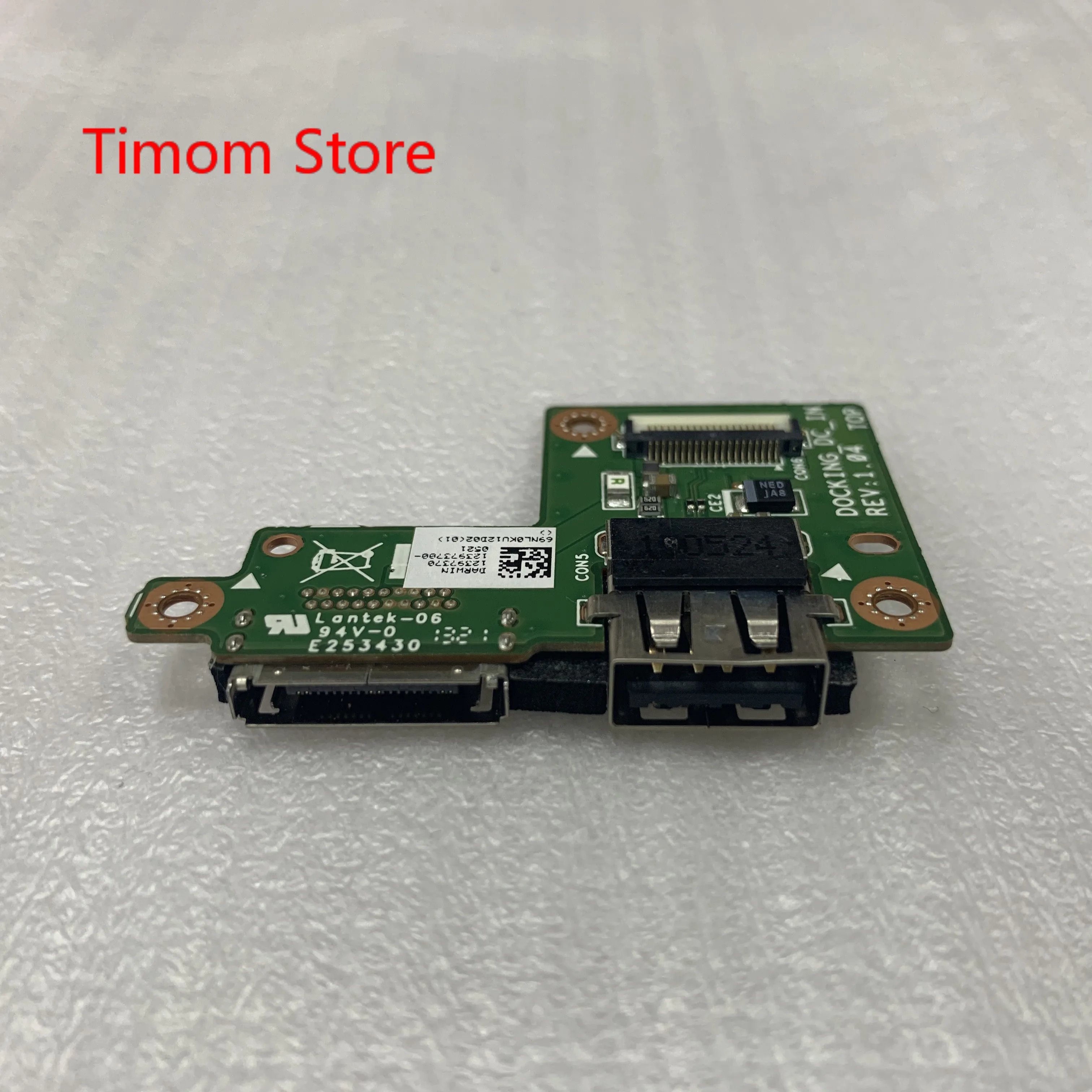 

704487-001 69NL0KU12D02 PCBA DOCKING USB/POWER BD