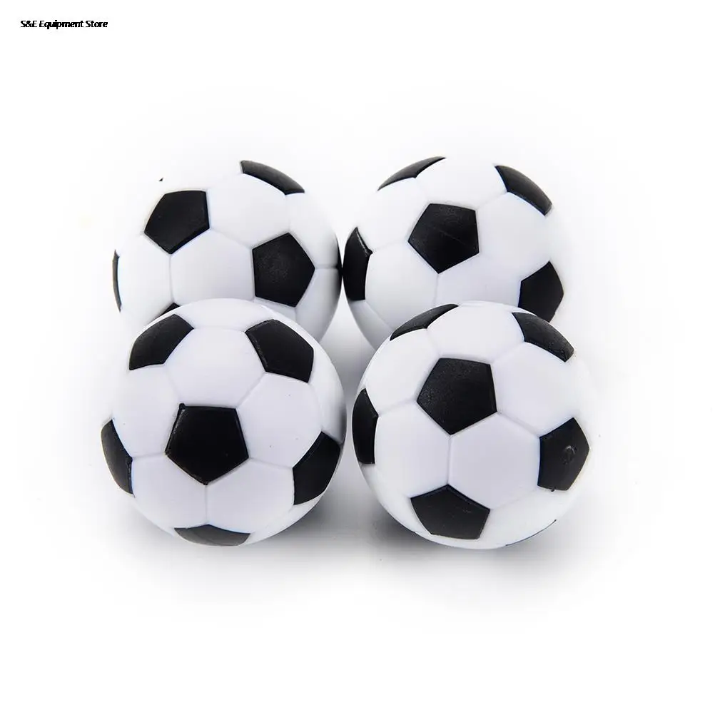New 4 Pcs 32mm Football Fussball Soccerball Sport Gifts Round Indoor Games Foosball Table Football Plastic Soccer Ball