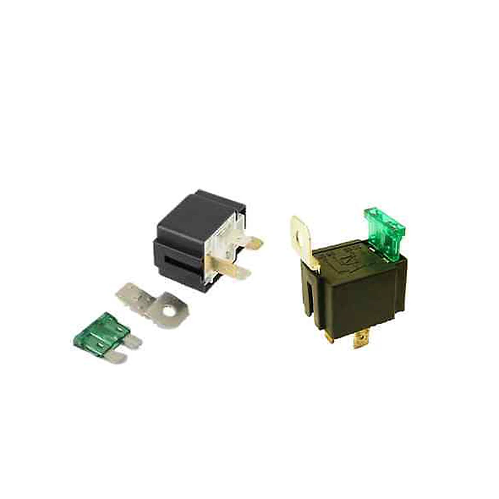 Fused On/Off Car Motor Automotive Fused Relay DC 12V 30A 4 Pin 4P SPST Metal