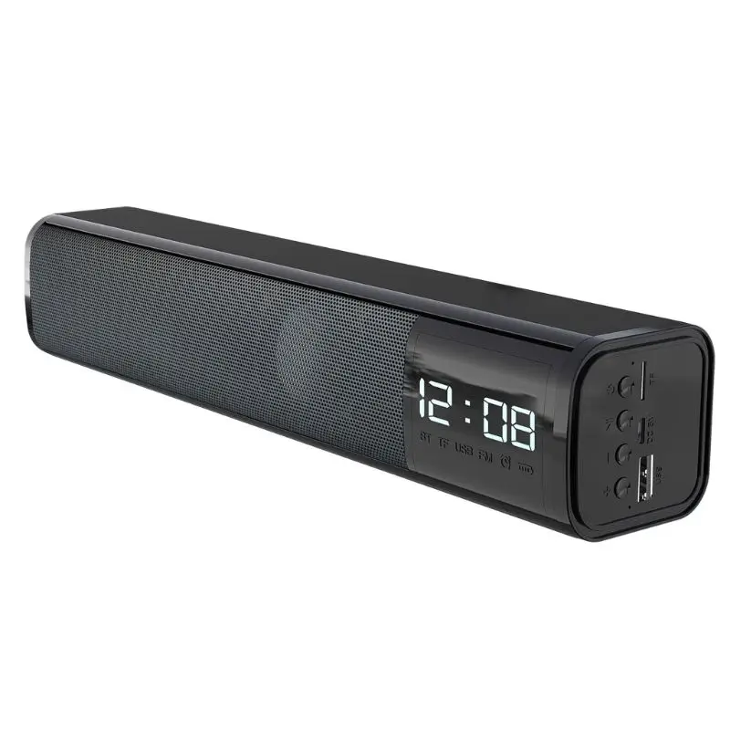 Беспроводной Bluetooth 5,0 стерео динамик громкий динамик FM часы TF MP3 Handfree