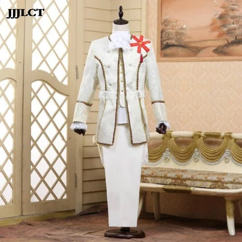 

European retro performance European photo studio photography adult stage court dress men's costumes Prince Charming