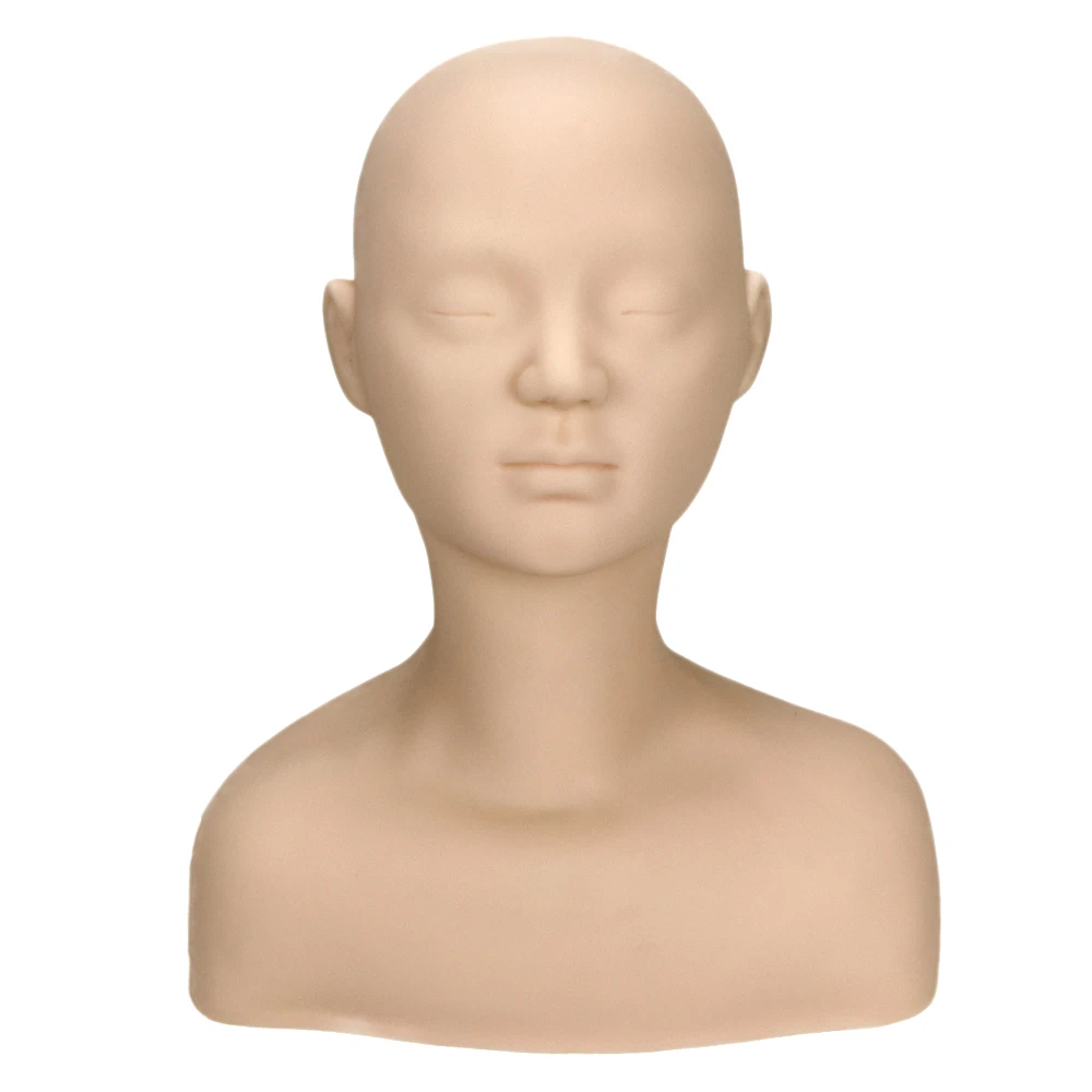 رأس عارضة أزياء كبيرة من السيليكون الناعم لنصف الج...