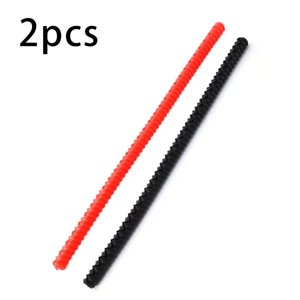 2PCS RedBlack 3 шт. силиконовые резьбовые термостойкие для плиты стойки край протектор Защитная крышка печи анти-горячий бар приспособление для выпечки кухонный инструмент - Цвет: 2PCS RedBlack