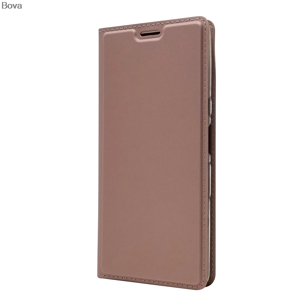 Pink Gold Чехол для sony L1, откидной чехол, чехол для sony Xperia L1 L2 L3, магнитная адсорбционная крышка, деловой стиль, чехол для телефона - Цвет: Pink Gold
