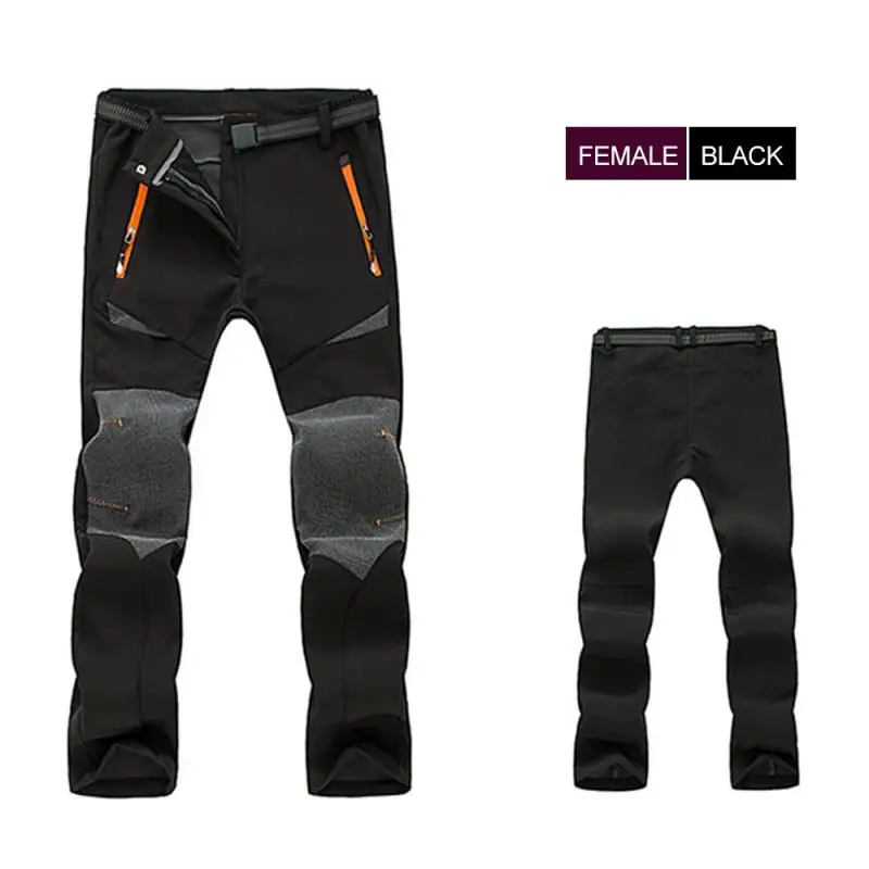 Популярные походные брюки, мужские Зимние флисовые водонепроницаемые штаны, уличные треккинговые походные Мягкие штаны, дышащие тактические брюки
