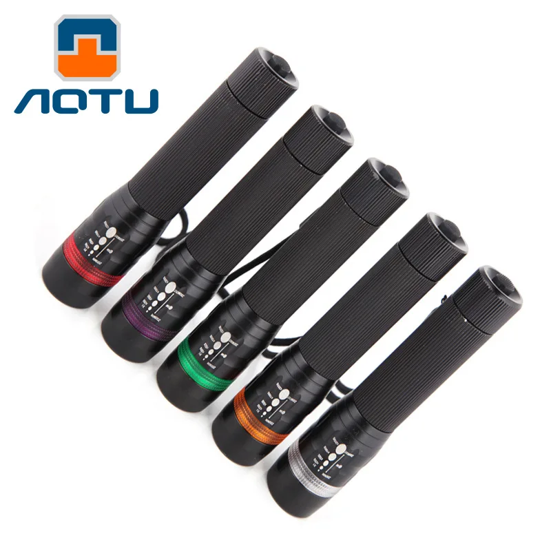 

Q5 Strong Light Flashlight Self-defense Riding Mini Flashlight AT5504 LED Long-range Focusing Outdoor Size Type Origin