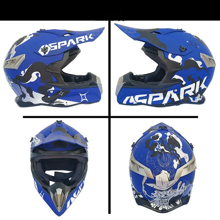Motorcycle cross helmet for motorcycle helmet down MTB DH off road motorcycle cross racing helmet point with goggles