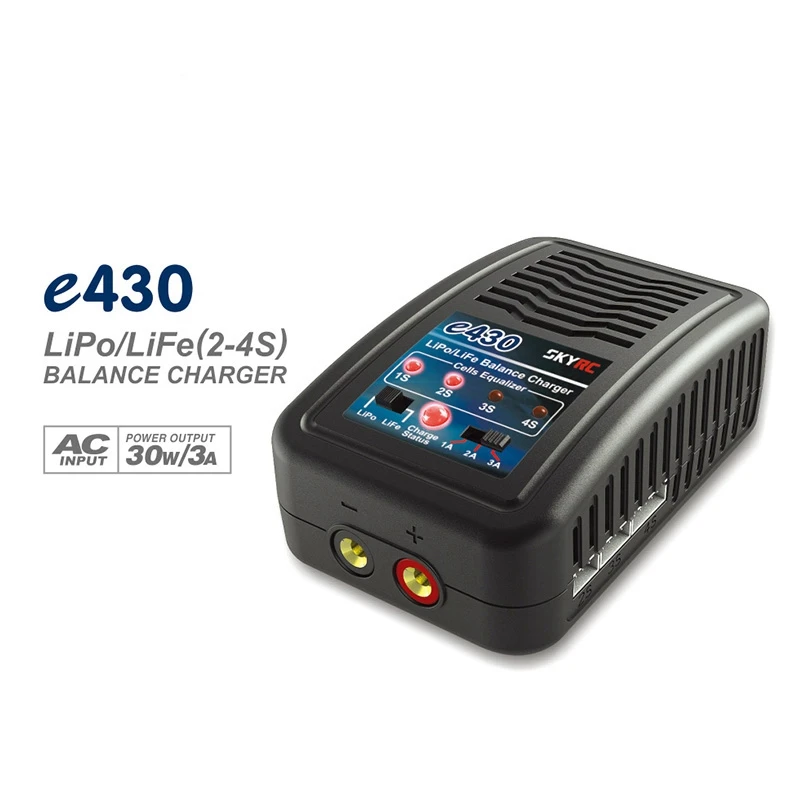 E430 зарядное устройство 2-4S 1A/2A/3A 200Ma Lipo зарядное устройство 100-240V Ac зарядное устройство