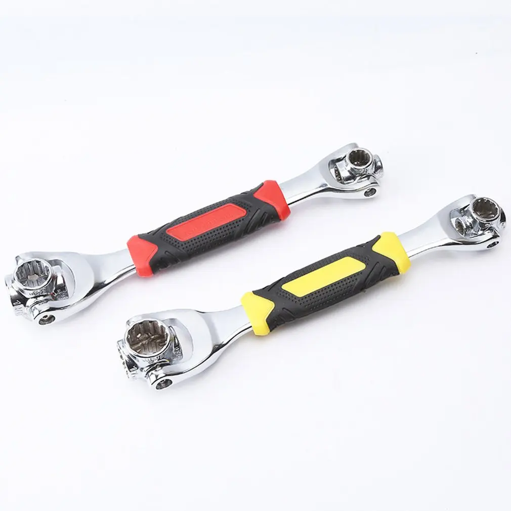 Tiger Wrench 360 Degree Rotating Multi-Function Socket Wrench 48-In-1 Wrench Portable 360-Degree Rotating Wrench