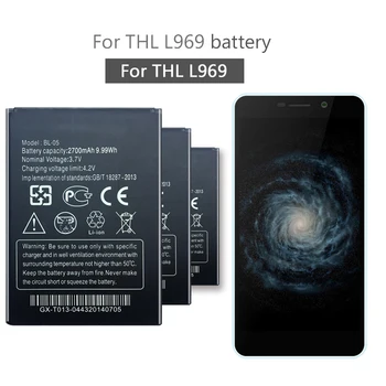 

BL-05 For THL L969 BL 05 Li-polymer Batteries For THL L969 2700mAh Smart Phone Battery