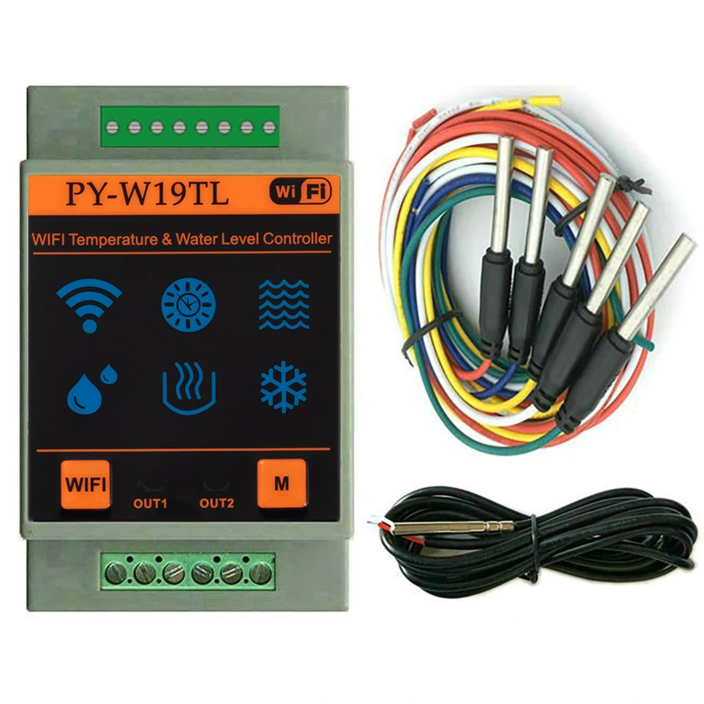 Pymeter PY-W19TL wifi термостат регулятор температуры и уровня воды постоянная температура пополнения воды термометр wifi