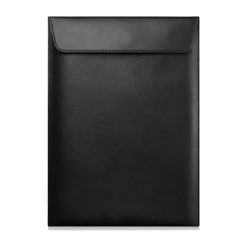Ретро ПУ сумка для ноутбука рукав для Macbook Air Pro retina 11 12 13 15 чехол Funda для Macbook Air 13 Xiaomi Pro 15,6 чехол для ноутбука - Цвет: Black 2