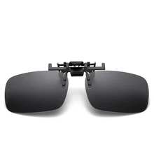 Мужские очки для вождения автомобиля с защитой от УФ-лучей, поляризованные солнцезащитные очки для вождения, линзы ночного видения, солнцезащитные очки с клипсой, аксессуары для интерьера