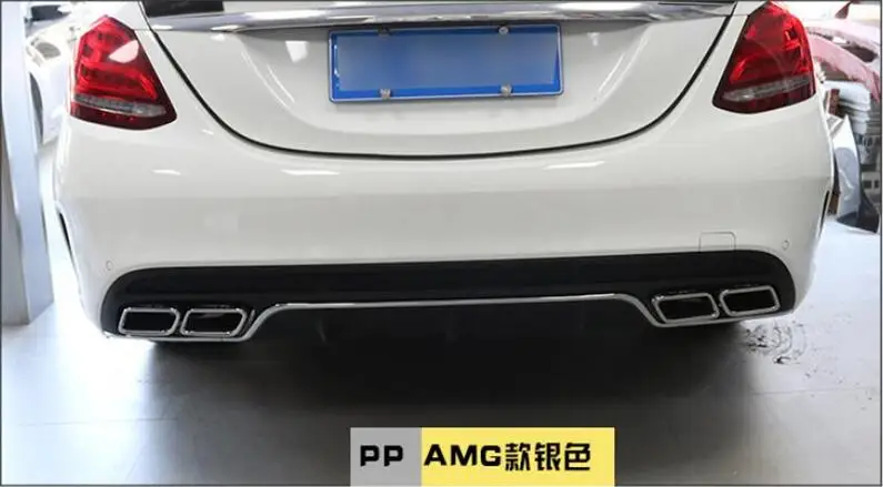 Задний спойлер для Mercedes Benz C Class W205 C180 C200 C250 C300 2015 2019 высококачественный диффузор