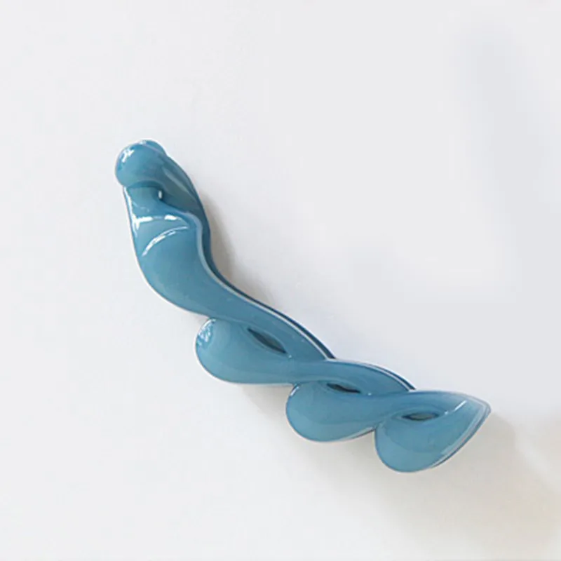 blue Новинка, модный зажим для девушек, заколка для волос банана, Корейская заколка для волос, конский хвост, держатель для женщин, заколка для волос, аксессуары для дропшиппинг - Цвет: blue