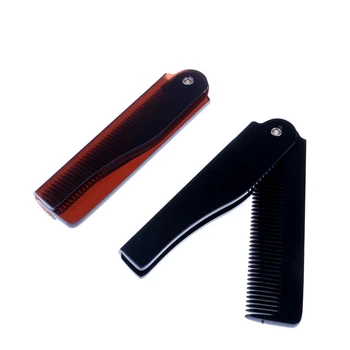 

Foldable Pocket Clip Moustache Beard Styling Tool Portable Comb Hairdressing Hair Care Tools
