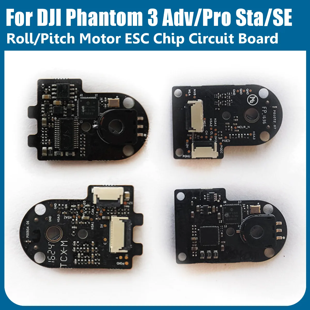 Рулон двигателя ESC чип платы для DJI Phantom 3 Sta/SE/Adv/Pro R оси P запасные части для ремонта для DJI Phantom 3 Аксессуары