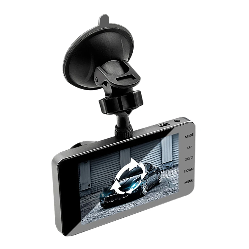 Car DVR Автомобильный видеорегистратор, видеорегистратор, 4,0 дюймов, Full HD, 1080 P, видеорегистратор заднего вида, видеорегистратор, ночное видение, g-сенсор, широкий угол обзора, видеорегистратор - Название цвета: Car DVR