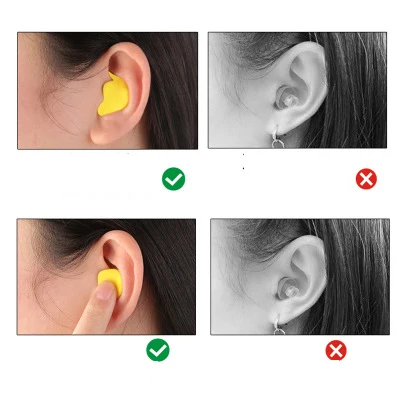 Sound Insulation Noise Prevention Sleep Work Student Sleep Noise Prevention Artifact Super Heat Fit and Shaping Earplugs