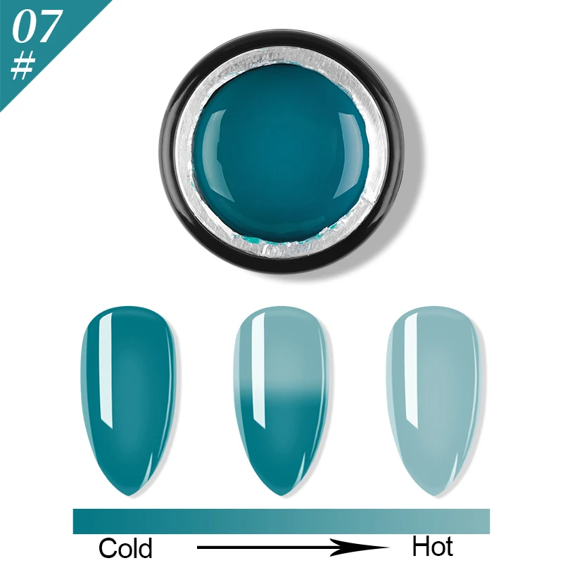 Color 7 PinPai, 8 мл, полигель для ногтей, меняющий цветовую температуру, строительный гель, акриловые кончики для наращивания ногтей, полигель для маникюра, удлиняющий строительный гель - Цвет: Color 7