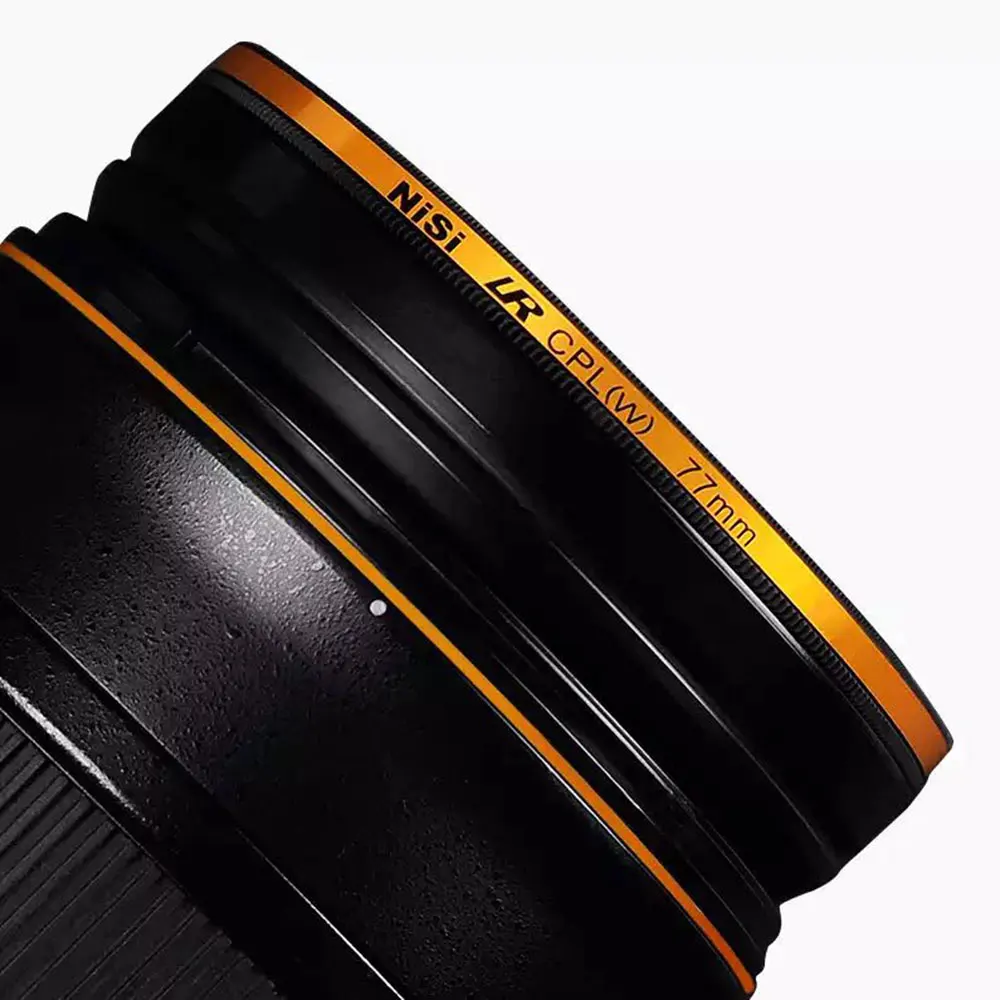 NISI LR CPL поляризатор 67 мм 72 77 82 фильтр ультра тонкий золотой Кольчатый