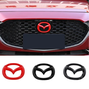 

ABS for Mazda Logo Emblem 2 3 6 Axela 2020 Car Steering Wheel Front Grill Hood Rear Tailgate Sticker Auto Accessories