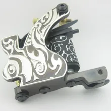 Один 10 Обертывания Катушки Топ татуировки машина пистолет для Комплект питания набор татуировки инструменты питания FSM20