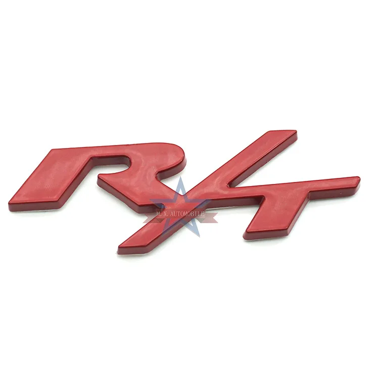 Металлическая R/T декоративная наклейка подходит для Dodge R/T маркировка Стерео логотип автомобиля креативный бампер стикер s